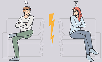 apokalyptische Reiter einer Beziehung