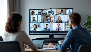 Professionelle Videokonferenz ohne Konflikte in Online-Meetings