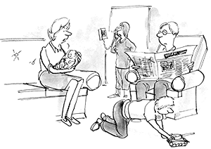 Familie im Corona-Modus