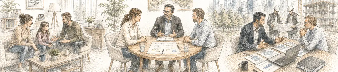 Mediation bei Konflikten in Familie und Beruf