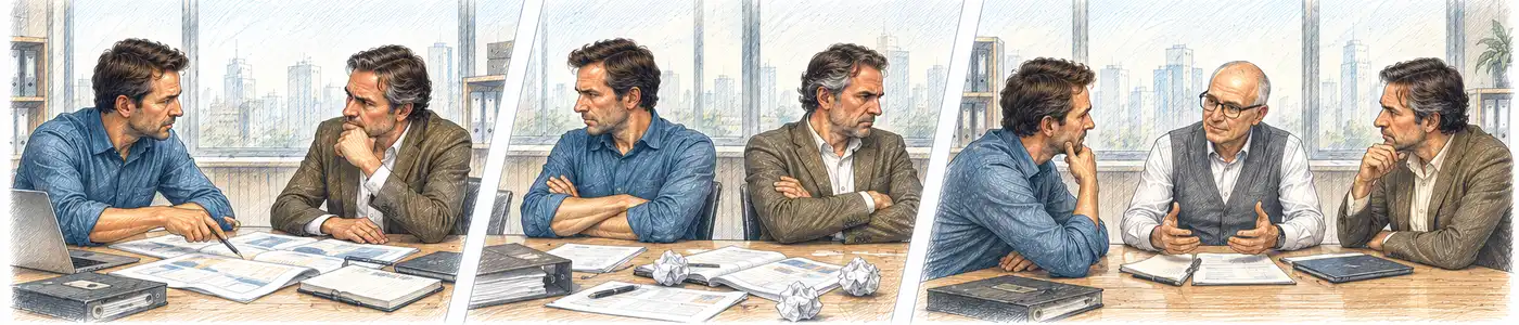 Mediation bei Konflikten zwischen Geschäftspartnern