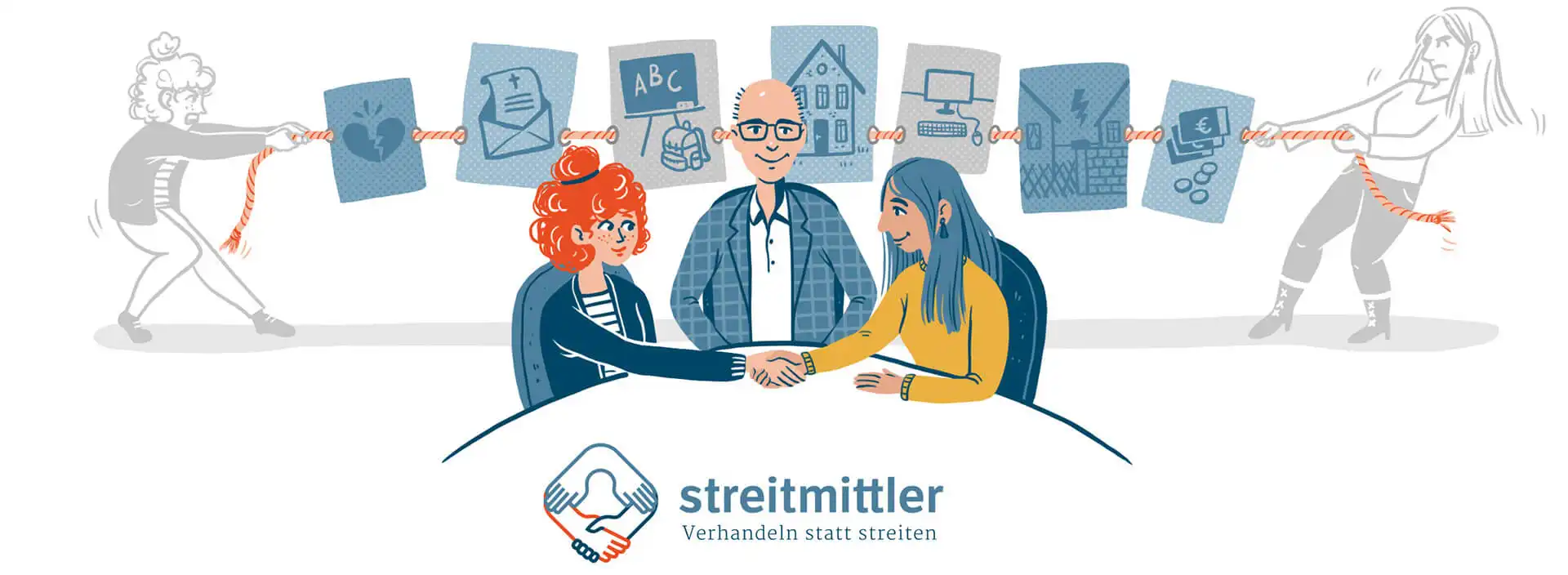 Mediationsbereiche für unterschiedliche Konfliktfelder